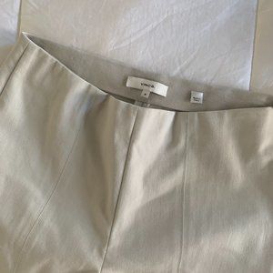 Vince Light Gray Stitch Front Legging Pants